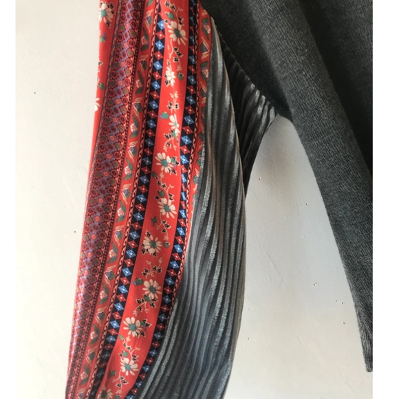 THML Boho Mixed Print Top SZ.S - Picture 4 of 9